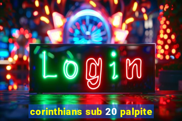 corinthians sub 20 palpite